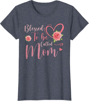 Blessed to Be Called Mom Cute Floral Women Mothers Day