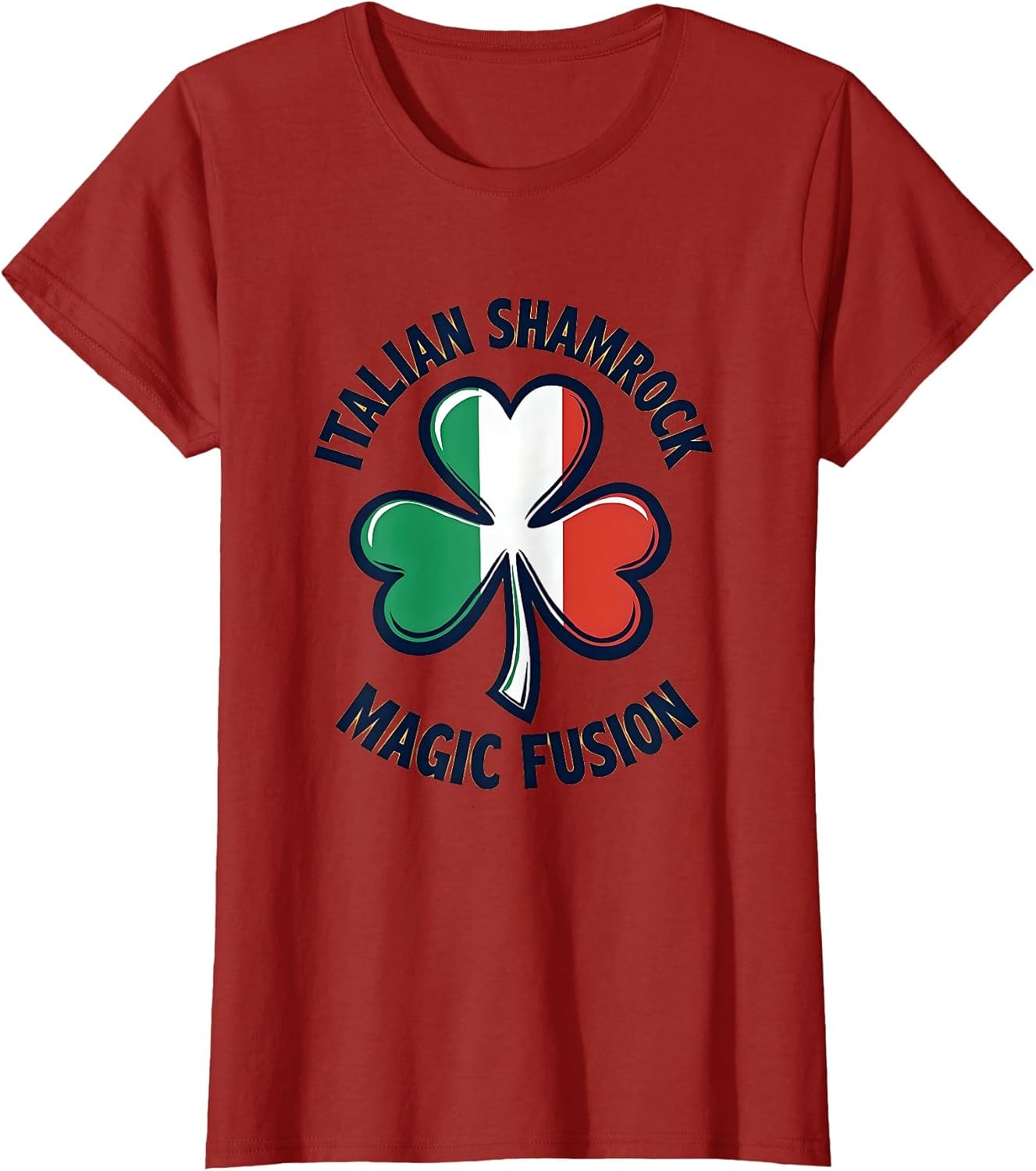 Italian Shamrock Magic Fusion St Patricks Design