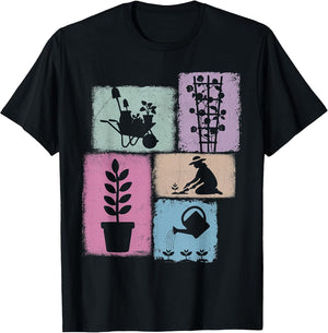 Gardener Vintage Collage Gardening Women Florist