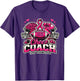 Cheer Coach Pink Ribbon Football Breast Cancer Awareness