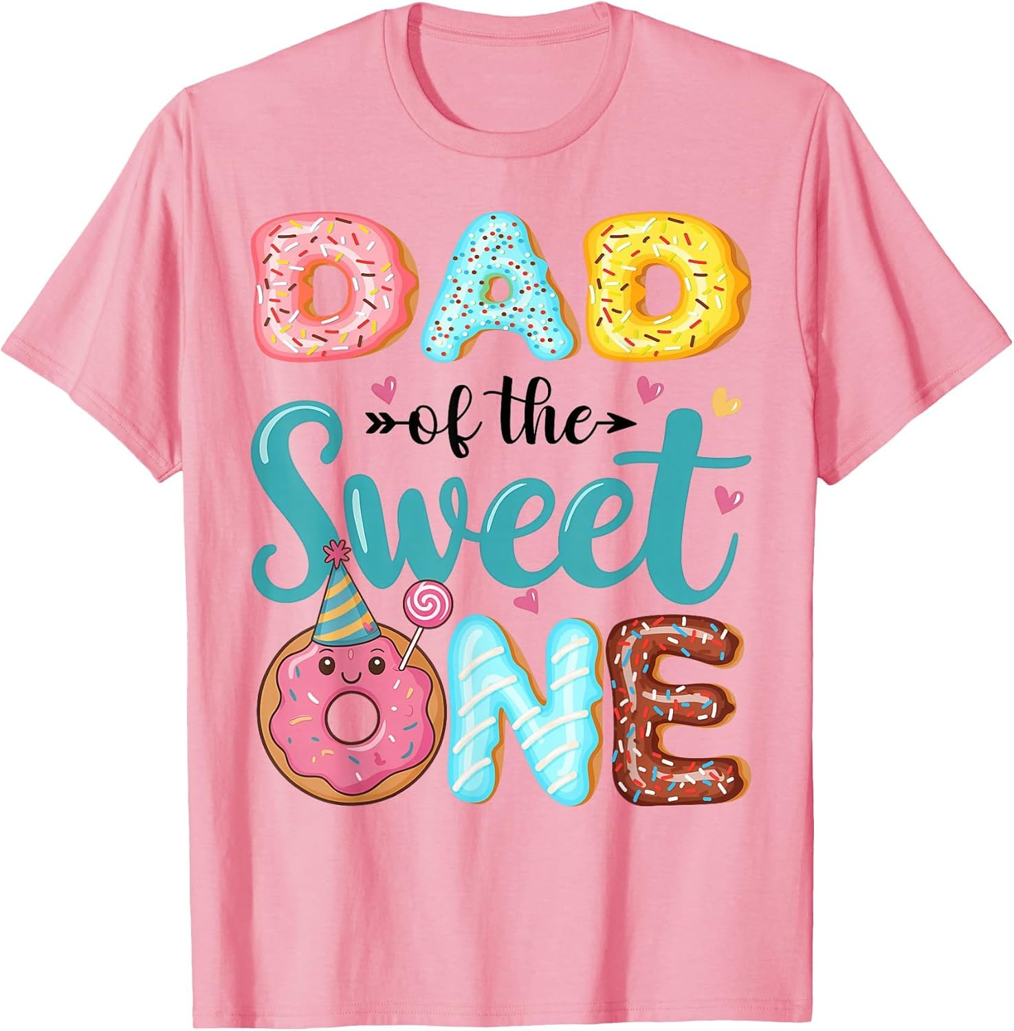 Dad of The Sweet One 1st Birthday Girl Donut Party