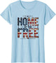Home of the Free American Flag Patriotic Design