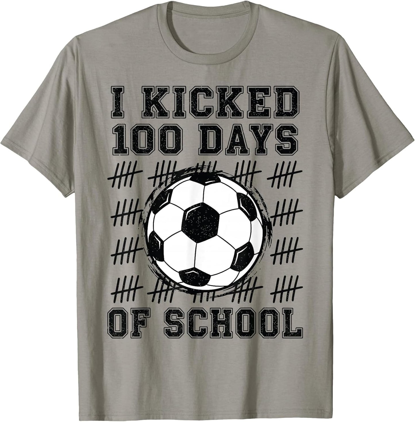 I Kicked 100 Days of School Soccer Lover 100th Day Kids Ball