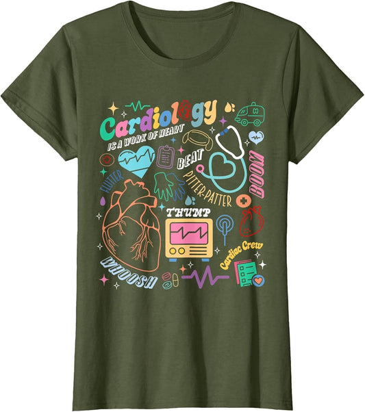 CVICU Cardiac Nurse Retro Anatomy Cardiology Human Heart RN