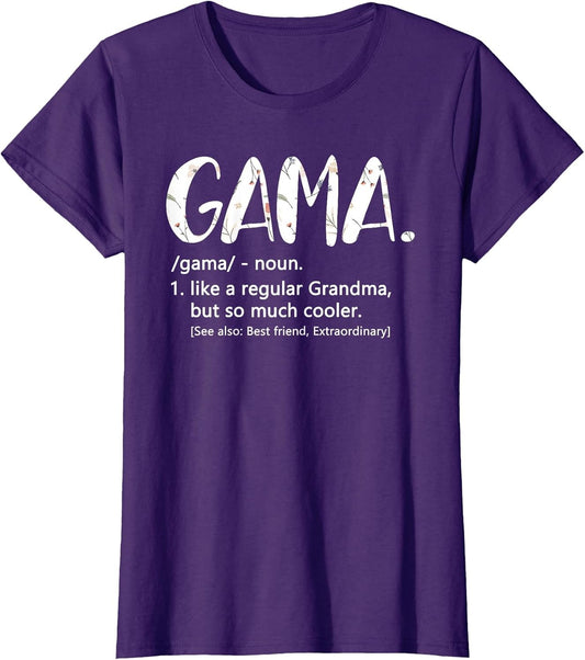 Gama Shirts Mothers Day idea Cute Grandma Gama