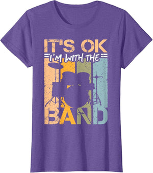 It`s ok I`m with The Band Design Music and Band Roadie