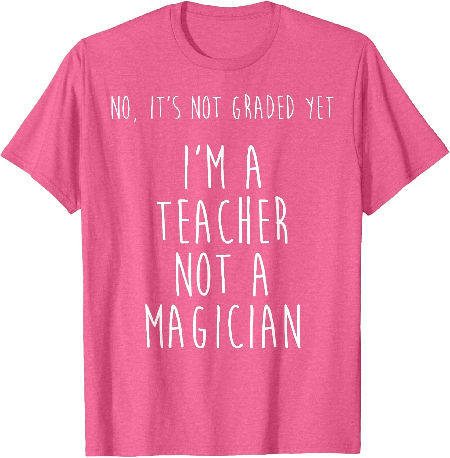No It's Not Graded Yet I'm A Teacher Not A Magician