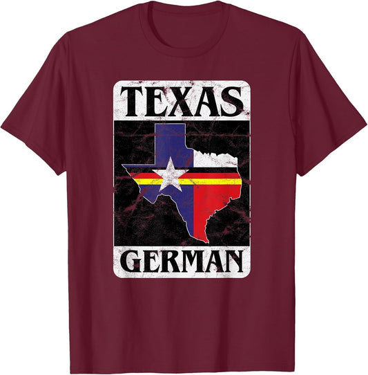 Texas German Flag Homecoming Design
