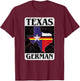 Texas German Flag Homecoming Design