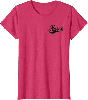Nurse RN Varsity Script Classic Sports Jersey Style