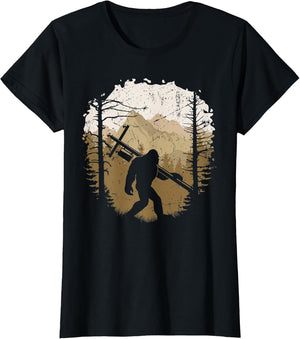 Funny Bigfoot Lineman Power Electrician Sasquatch Lineworker