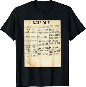 Vintage Library Date Due Card Retro Librarian Aesthetic