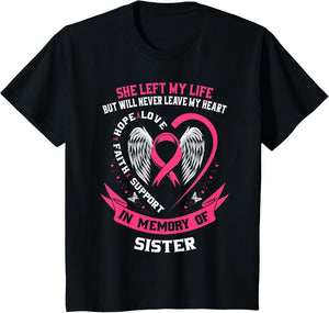 Loss in Memory of My Sister Breast Cancer Awareness Memorial