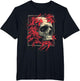 Red Spider Lily Flower Skull Skeleton Japanese Anime Otaku