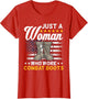 Just a Woman Who Wore Combat Boots Female Veteran Woman