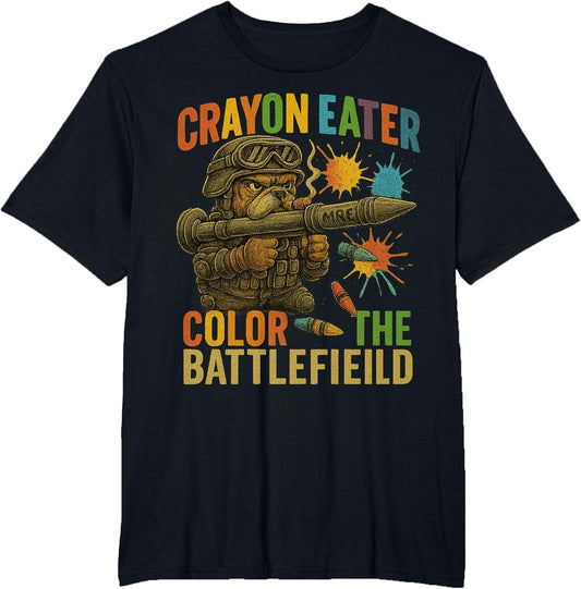 Crayon Eater Proud Military Corps Grunt Soldier Bulldog MRE