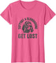 Support A Bloodhound - GET Lost - Funny Hound Dog