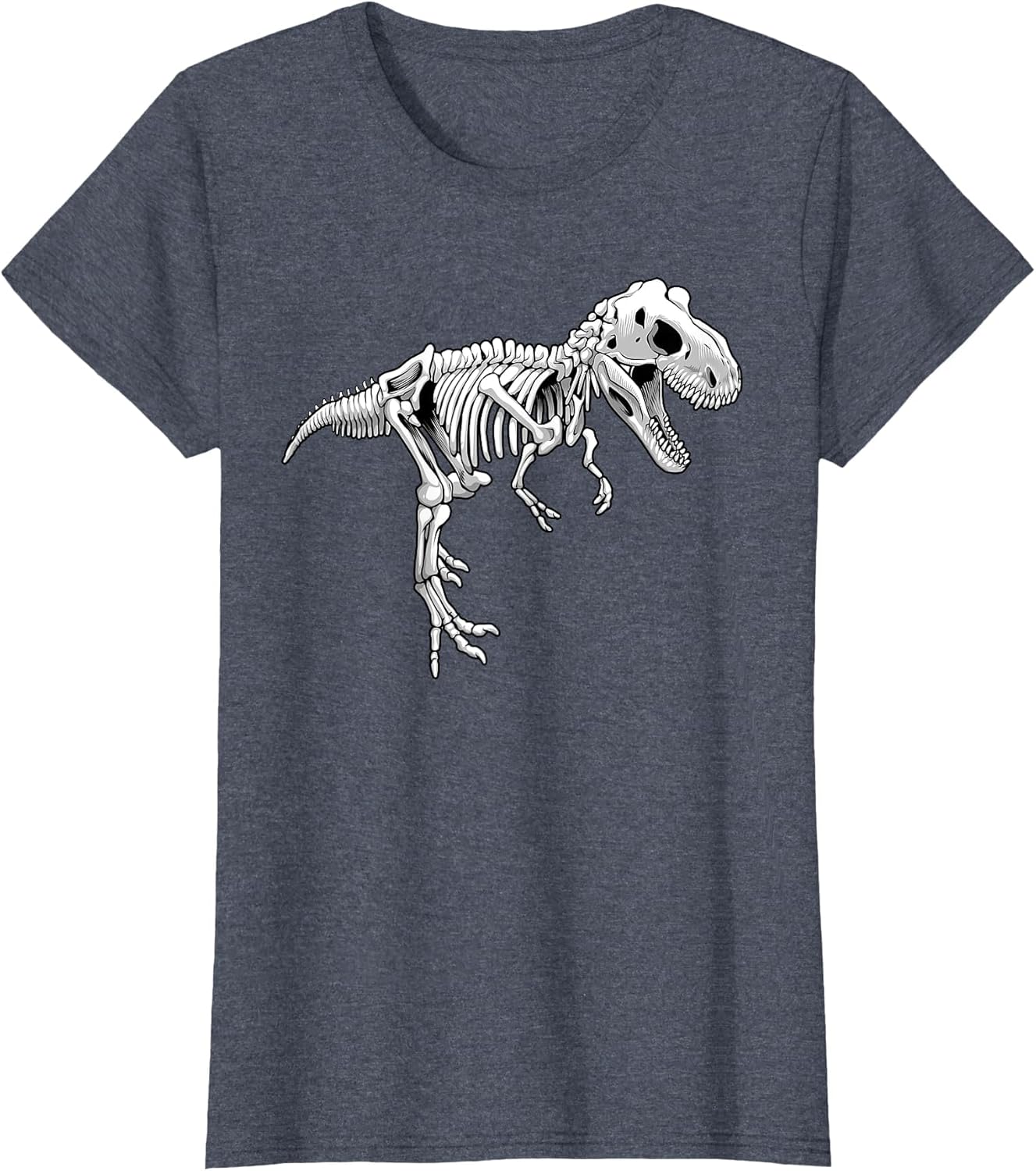 Funny Dinosaur Art Women Boys Girls Dino Skeleton