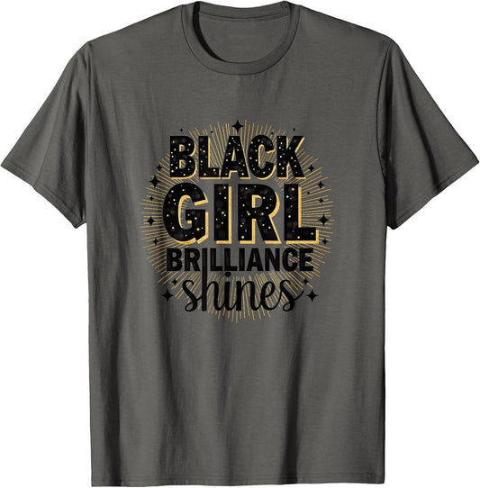 Black Girl Brilliance Shines Empowerment Design
