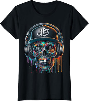 Dripping Paint Skull | Men Women XS - 6XL | Graphic