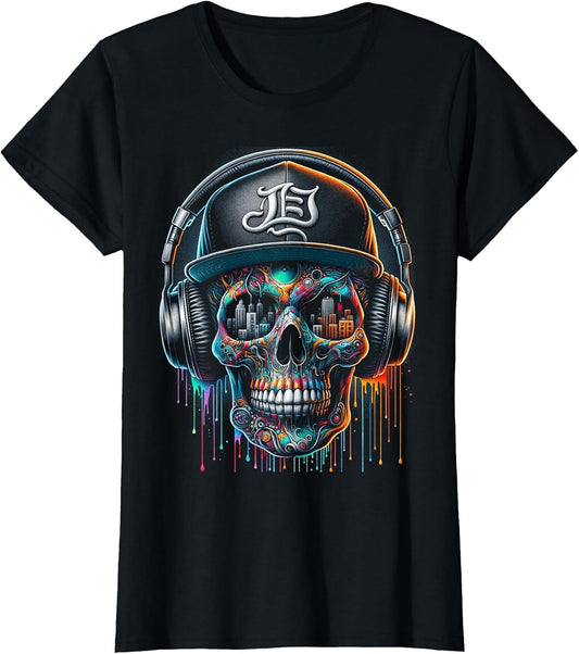 Dripping Paint Skull | Men Women XS - 6XL | Graphic