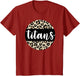 Leopard Print Titans Team Mascot School Spirit Game Night