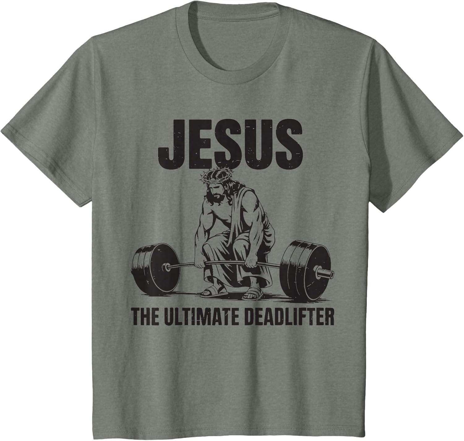 Funny Christian Gym Jesus The Ultimate Deadlifter Workout