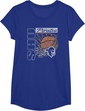 Seton Hall Pirates Vintage Basketball 90's Royal