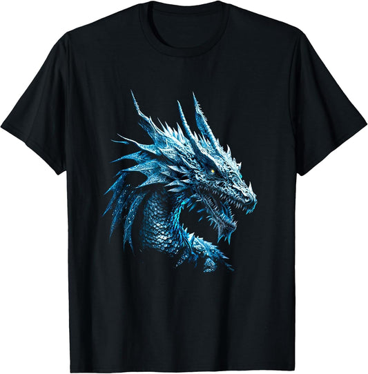 Cool Dragon Head Mythical Dragon Breathing Fire Fantasy Boys