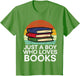 Kids Just A Boy Who Loves Books Read Reading Librarian Kids