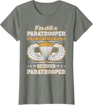 Jump Status Retired Airborne Paratrooper