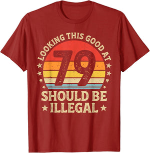 Funny 79 Year Old Gag Humor Bday Vintage 79th Birthday