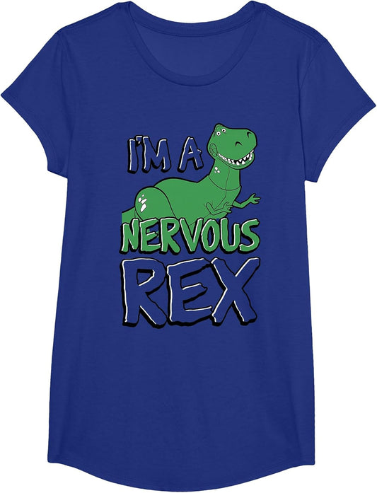 Disney Pixar Toy Story I'm A Nervous Rex Retro Portrait