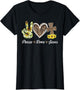 Leopard Peace Love Jesus Lovers Christ Cross Hippie