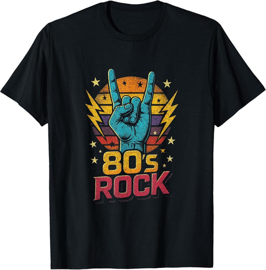 80's Rock - Rock 80s Music Retro Vintage Concert