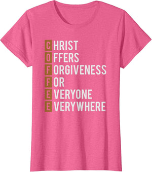 Coffee Christian Coffee Lover God Jesus Religious Caffeine