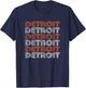 Detroit Michigan Retro Vintage Weathered