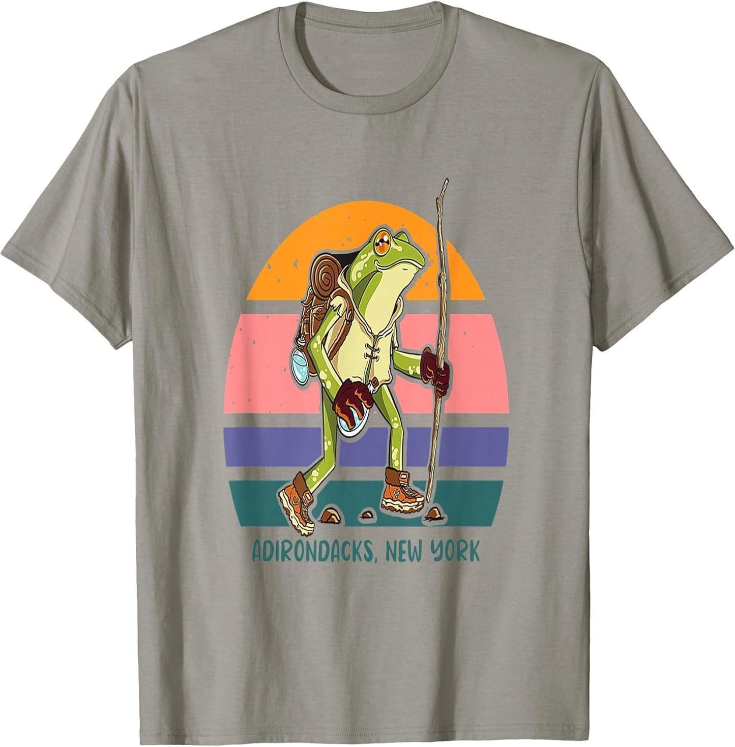 Adirondack Mountains Park Hiking Hiker Frog Adirondacks