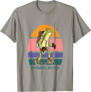 Adirondack Mountains Park Hiking Hiker Frog Adirondacks