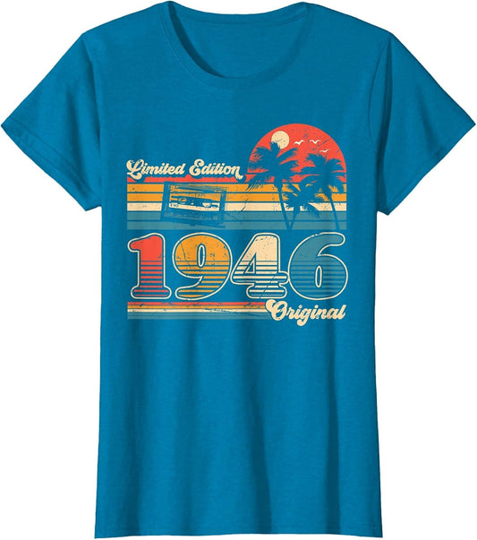 79th Birthday Retro Vintage 1946 Men Women