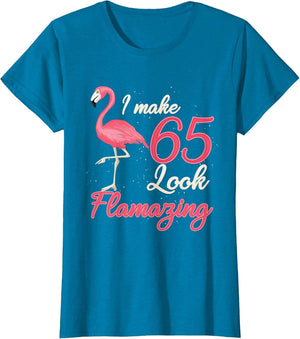 Funny Flamingo 65th Birthday for 65 Years Old Women