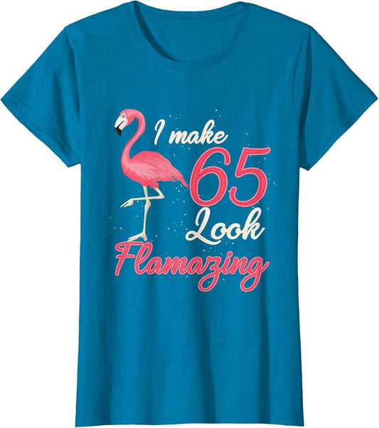 Funny Flamingo 65th Birthday for 65 Years Old Women