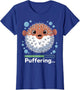 Puffering Fishing Fish Cute Pufferfish