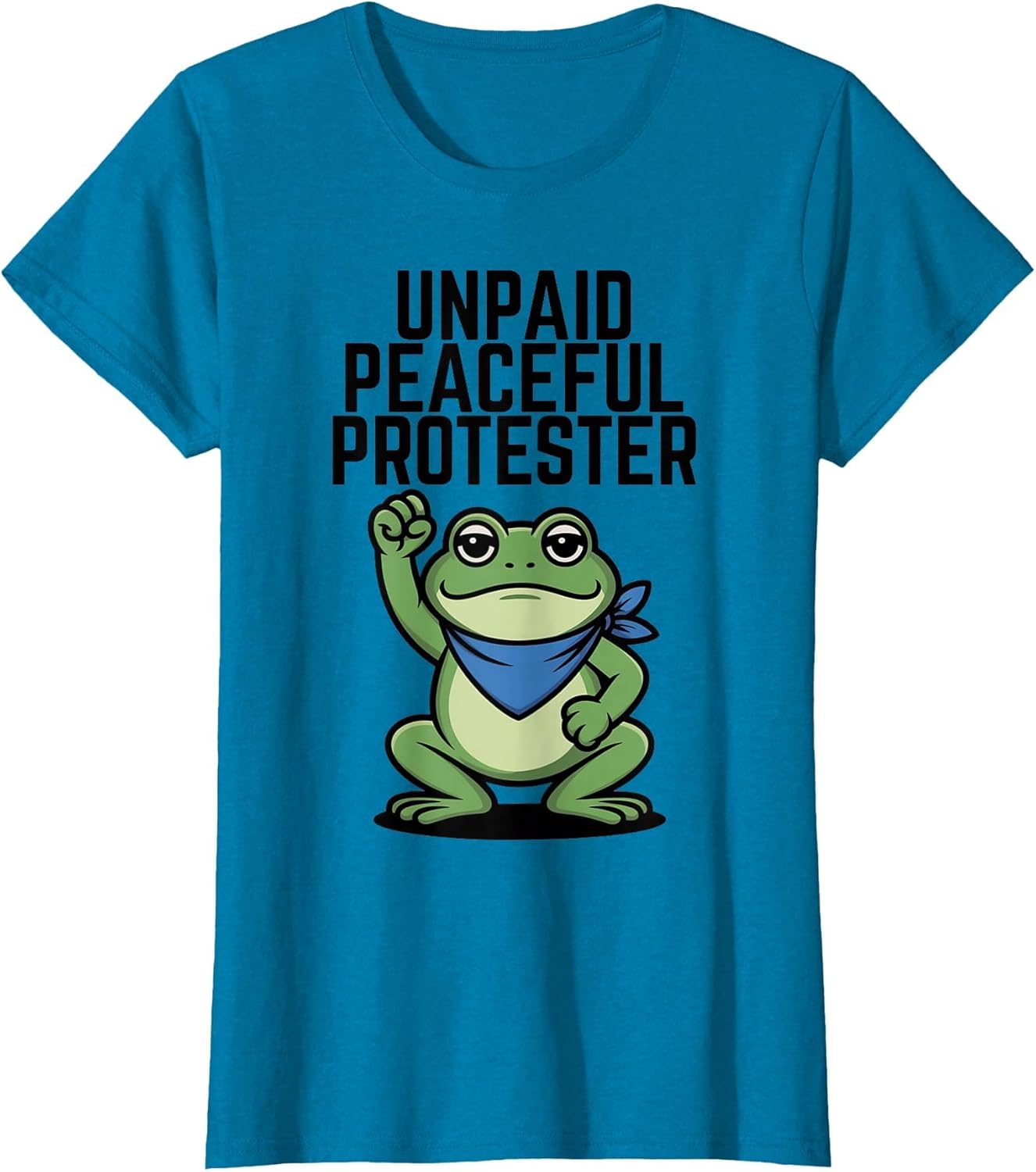 Frog Protest Unpaid Peaceful Protester Frogs Together Unity