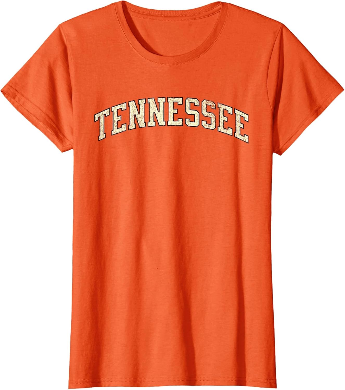 Vintage Tennessee Varsity Orange Distressed Print