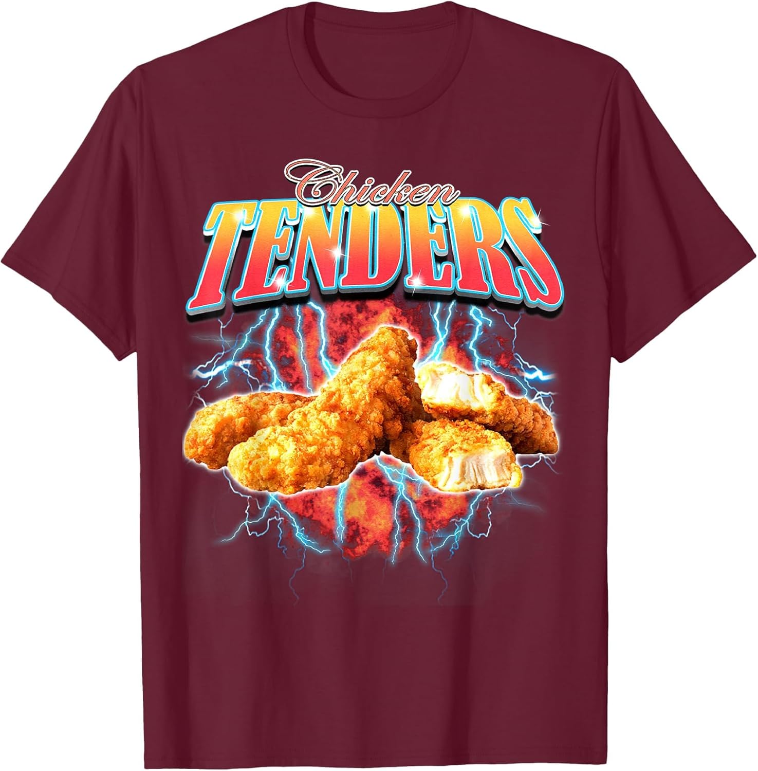 Bootleg Rap Funny Chicken Tenders Vintage 90s Heavy-Metal