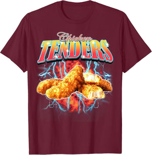 Bootleg Rap Funny Chicken Tenders Vintage 90s Heavy-Metal