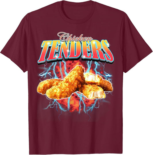 Bootleg Rap Funny Chicken Tenders Vintage 90s Heavy-Metal