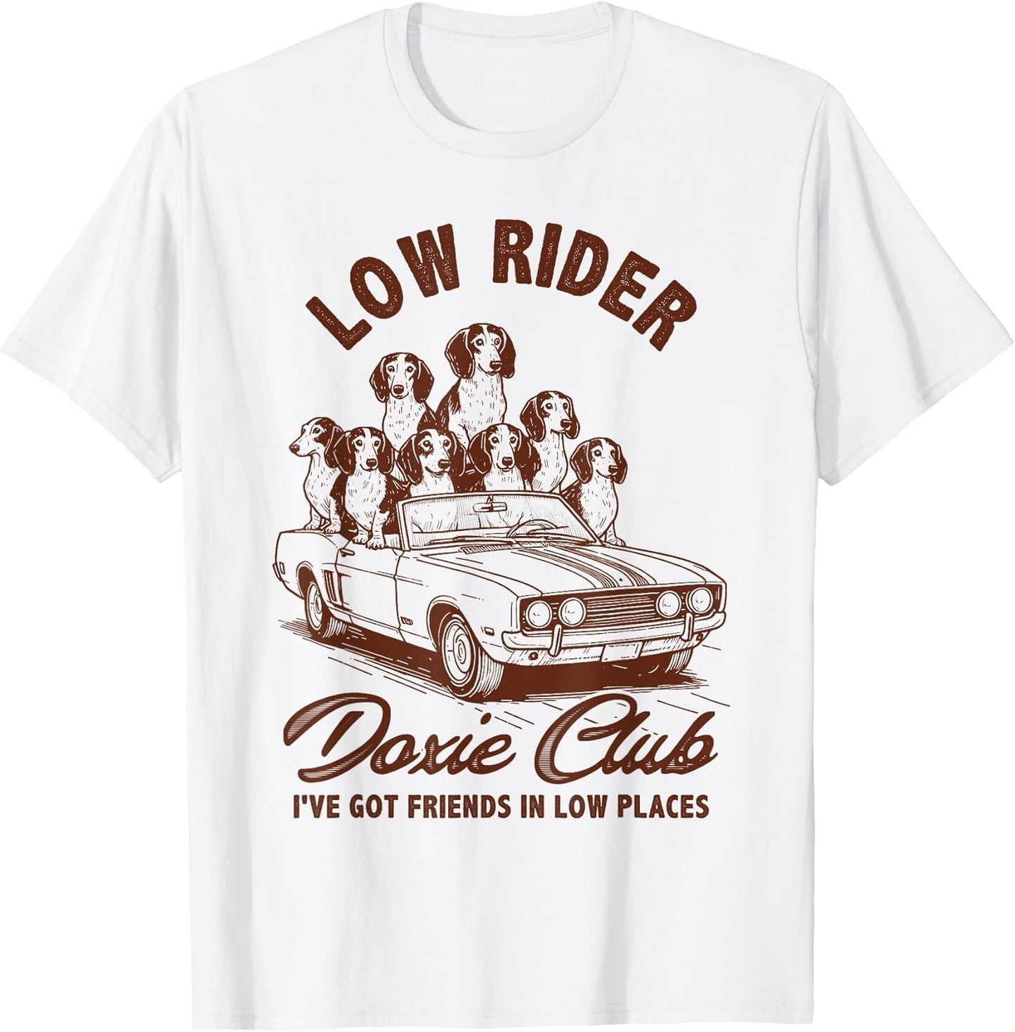 Dachshund Lover Doxie Mom Wiener Dog Low Rider Doxie Club