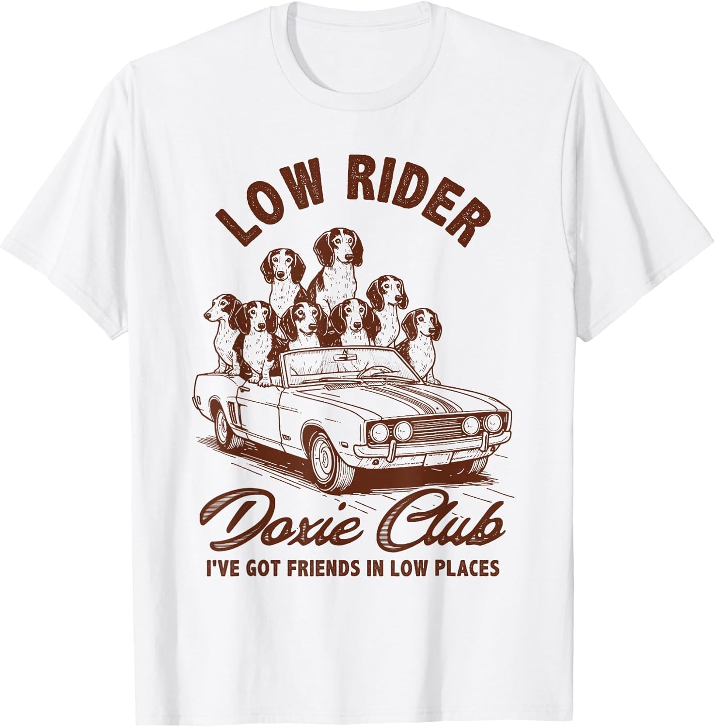Dachshund Lover Doxie Mom Wiener Dog Low Rider Doxie Club